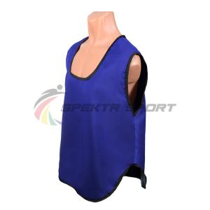 Купить Манишка футбольная односторонняя Spektr Sport синяя, р.36-40 в Нижнем Новгороде 