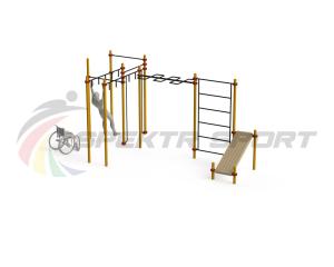 Купить Спортивный комплекс для инвалидов-колясочников WRK-D17_76mm в Нижнем Новгороде 
