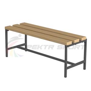 Купить Скамейка для раздевалок без спинки (цельная) 1000 мм в Нижнем Новгороде 
