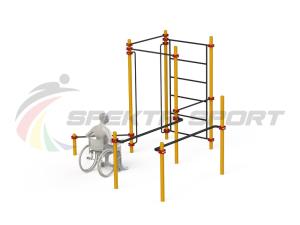 Купить Спортивный комплекс для инвалидов-колясочников WRK-D18_76mm в Нижнем Новгороде 