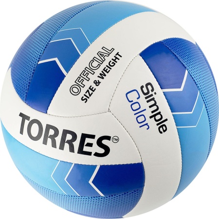 Купить Мяч волейбольный Torres Simple Color любительский р.5 в Нижнем Новгороде 
